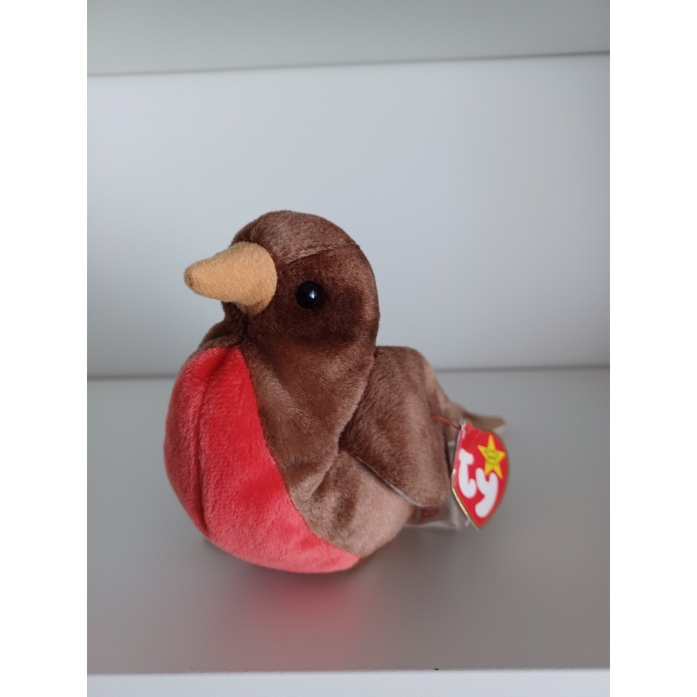 Vintage Early The Robin Ty Beanie Baby Plush Stuffed Animal Collectible Toy